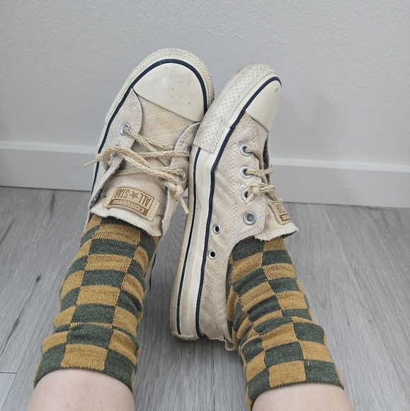 Converse | CTAS Shoreline cream canvas slip-on sporty sneakers | WMS 7.5 - Picture 7 of 12